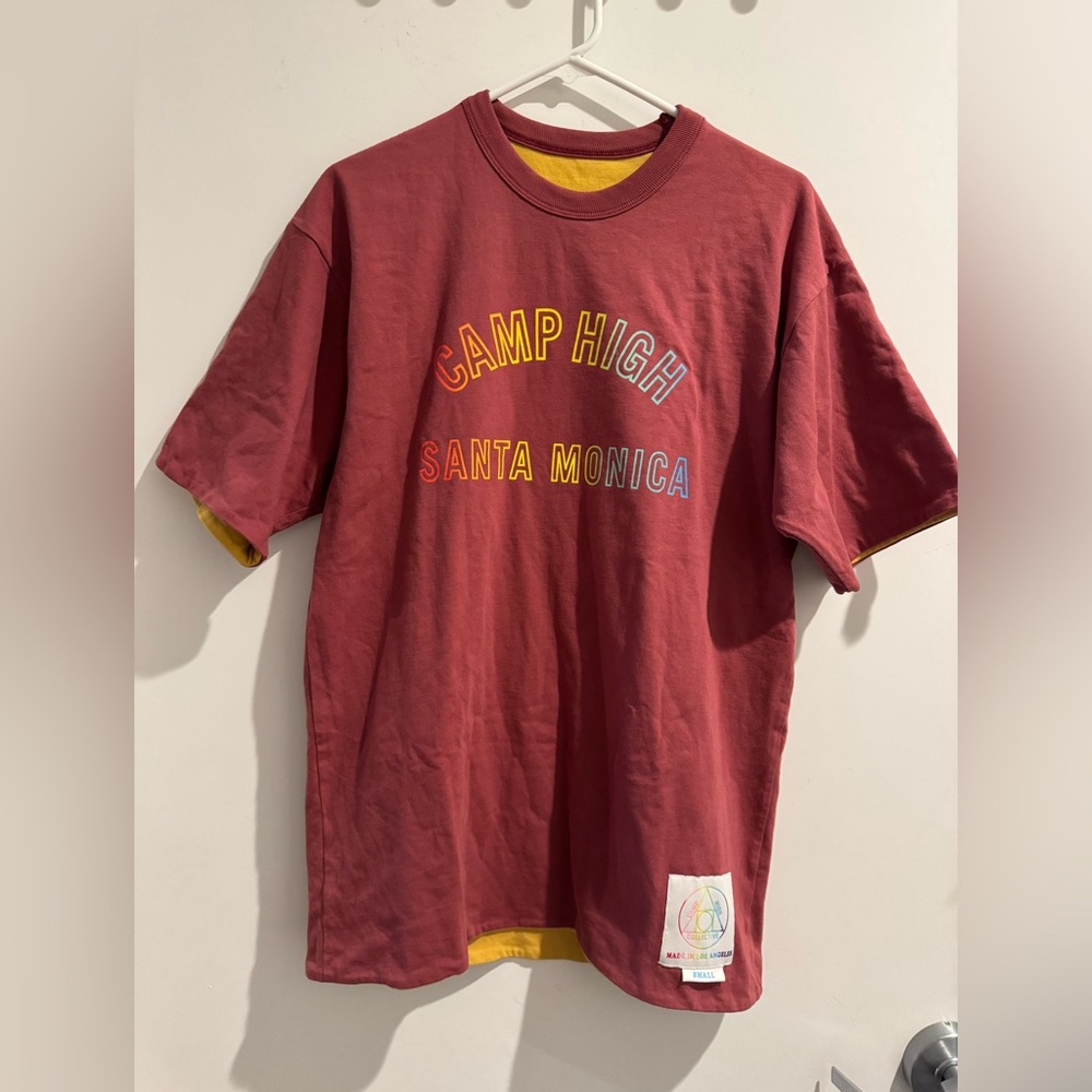 Camp High Reversible Shirt Los Angeles Santa Monica Size Small